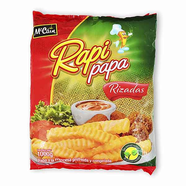 Rapipapa Mc Cain Rizadas 1000Gr