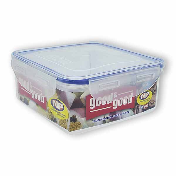 Recipiente Hermetico Cuadrado Np 900Ml