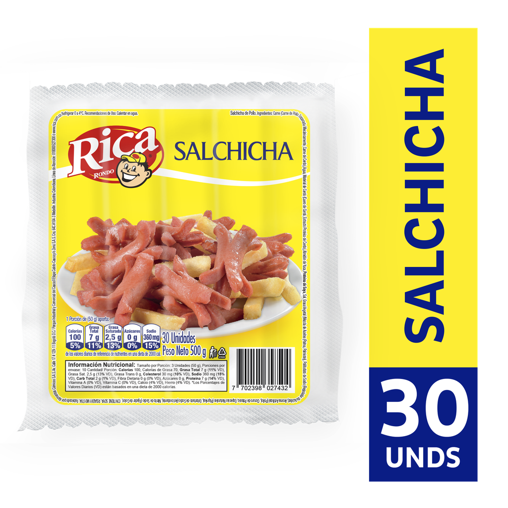 Salchicha Rica 500Gr