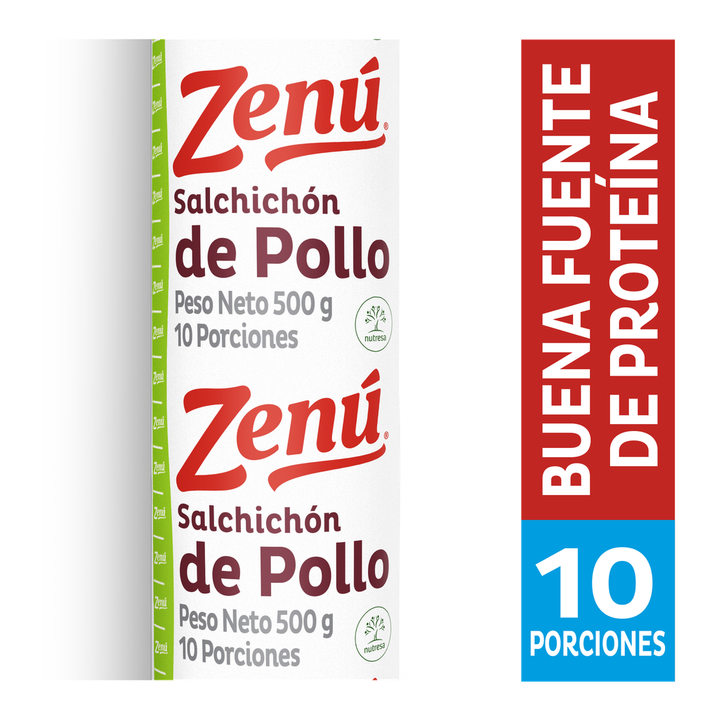 Salchichon Zenu Pollo 500Gr