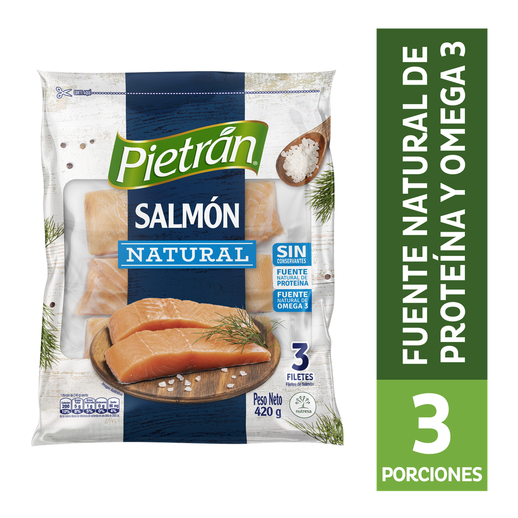 Salmón Natural Pietrán 420Gr