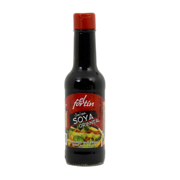 Salsa Soya Oriental El Fortin Frasco 165Cc