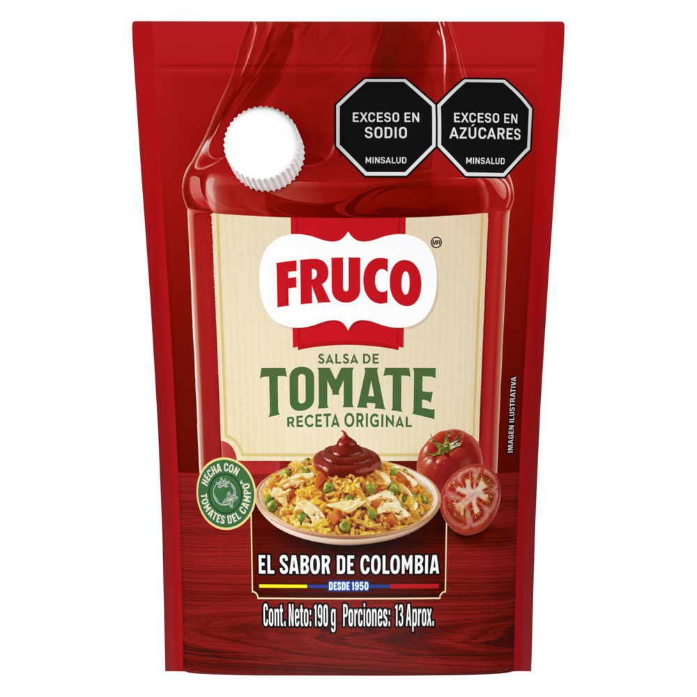 Salsa Tomate Fruco Doypack 190Gr