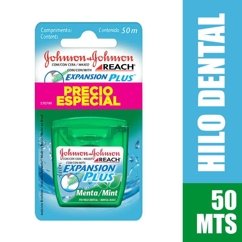 Seda Dental Menta Plus J&J Pague 35 Lleve 50M