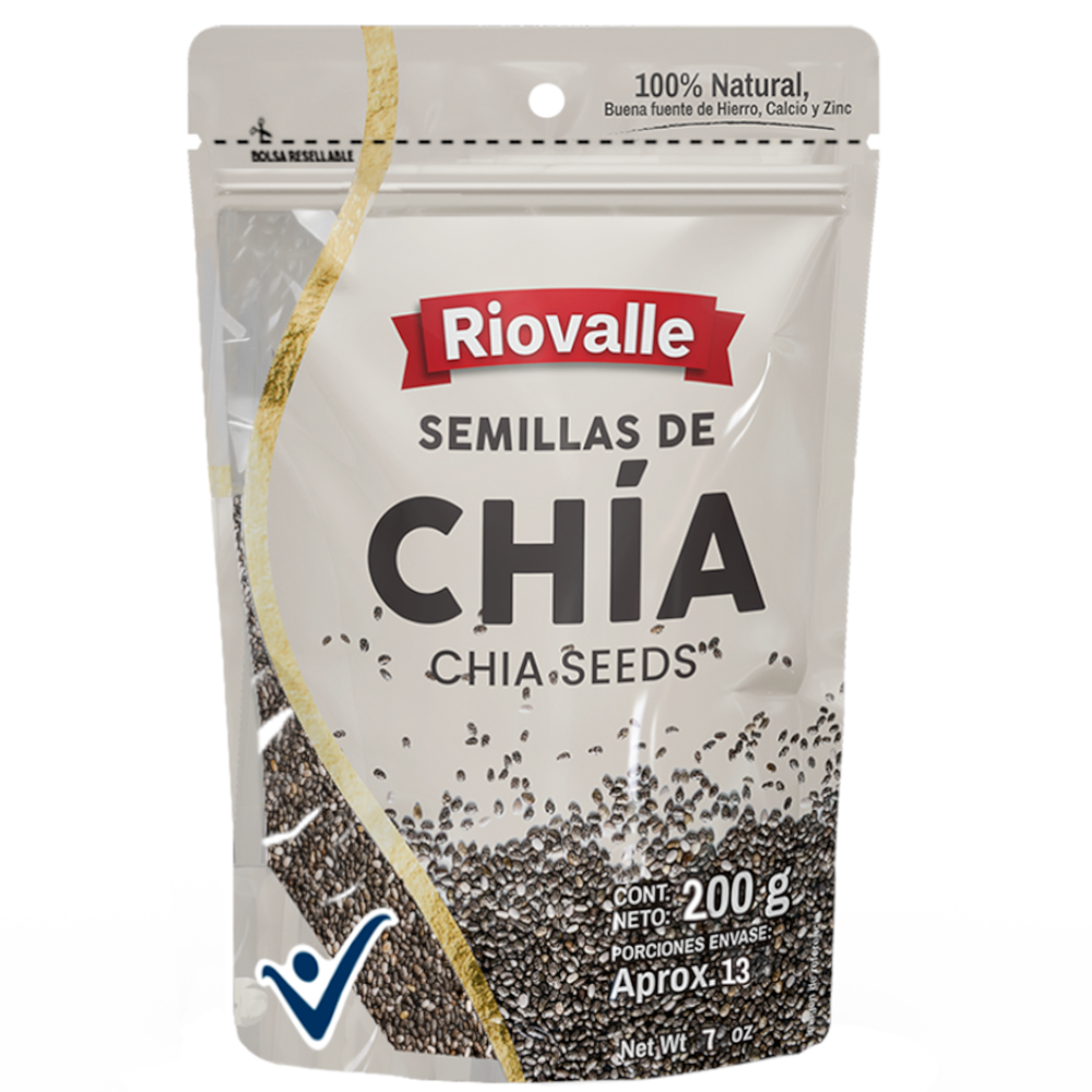 Semillas Chia Riovalle 200Gr
