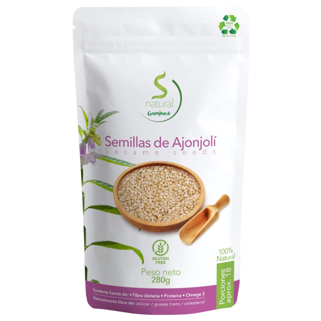 Semillas De Ajonjolí Granipack Doypack 280Gr