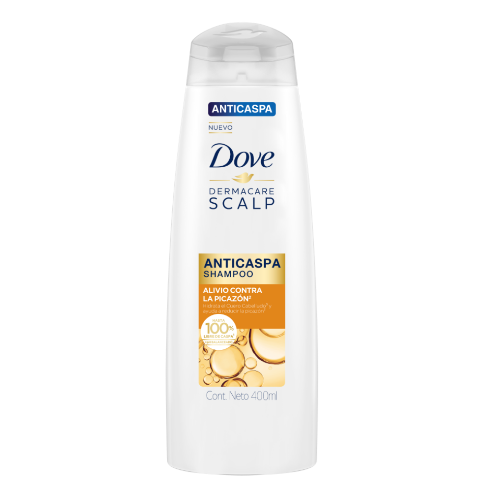Shampoo Dove Anticaspa Alivio Contra La Picazón 400Ml