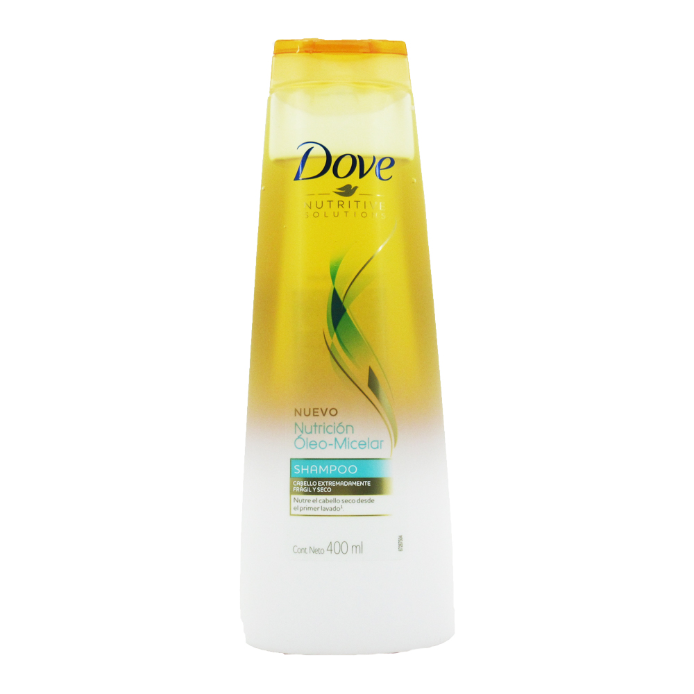 Shampoo Dove Nutrición Oleo Micelar 400Ml