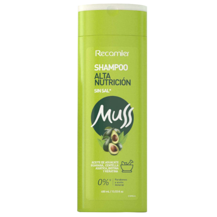 Shampoo Muss Alta Nutrición 400Ml