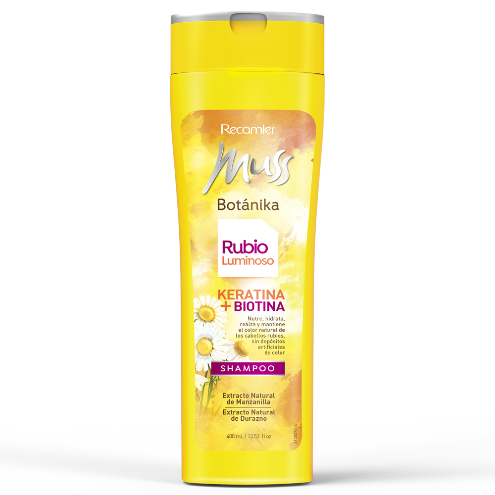 Shampoo Muss Rubio Luminoso 400Ml