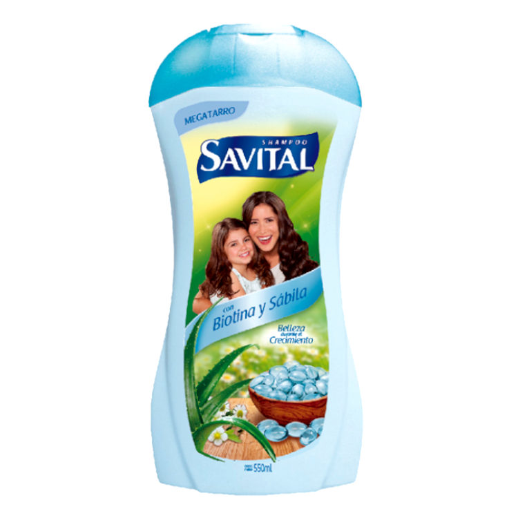 Shampoo Savital Biotina Sábila 550Ml