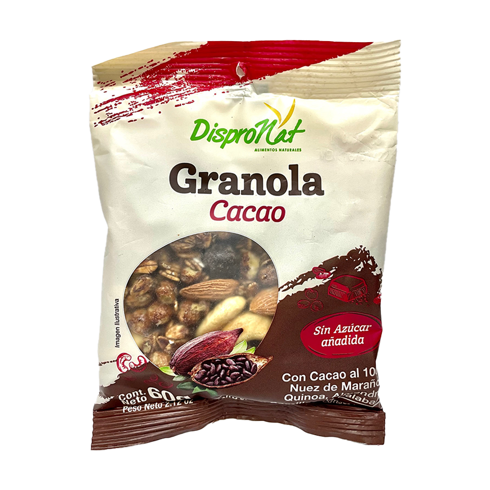 Snack Granola Dispronat Cacao 60Gr
