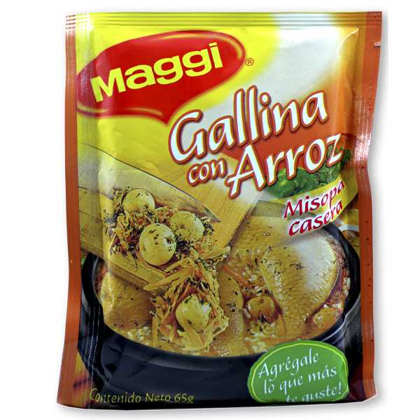 Sopa Gallina Arroz Maggi Sobre 65Gr