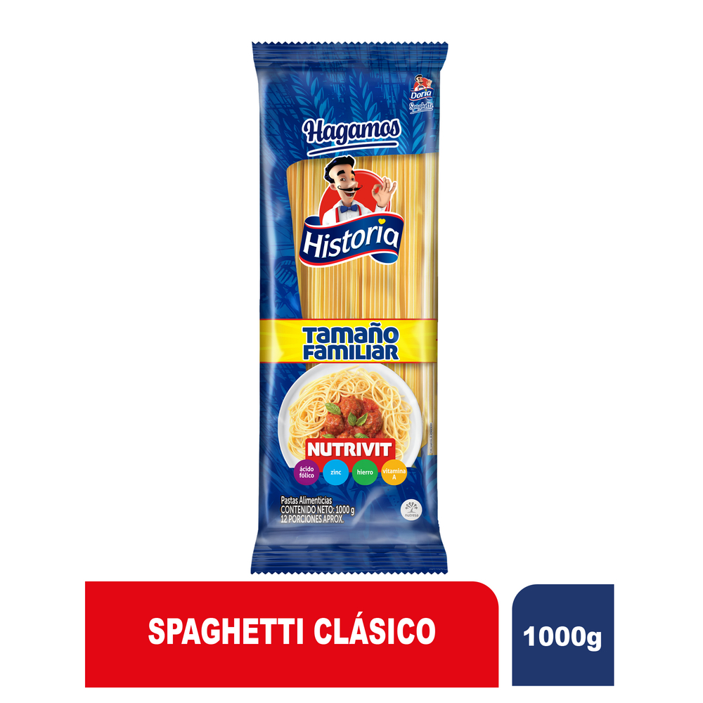 Spaghetti Doria 1000Gr Precio Especial