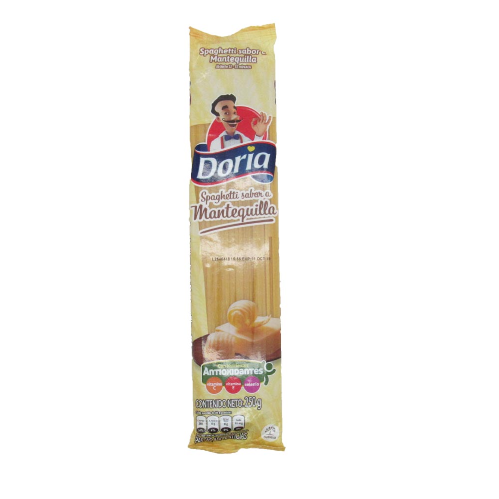 Spaghetti Doria Mantequilla 250Gr