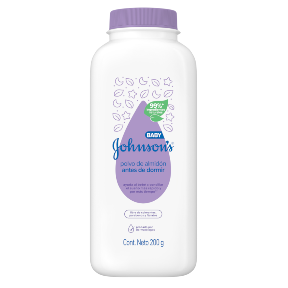 Talco Johnson & Johnson Baby Antes De Dormir 200Gr