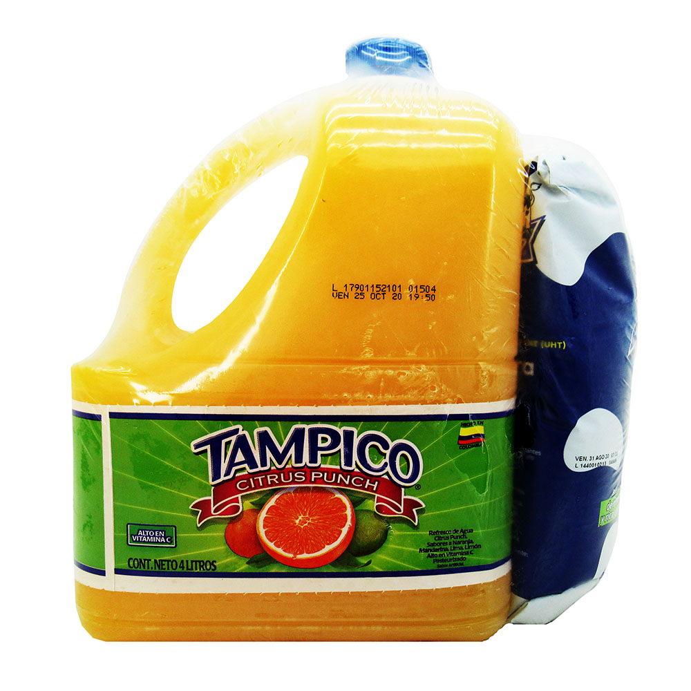 Tampico Citrus Punch Garrafa 4000Ml Gratis Leche