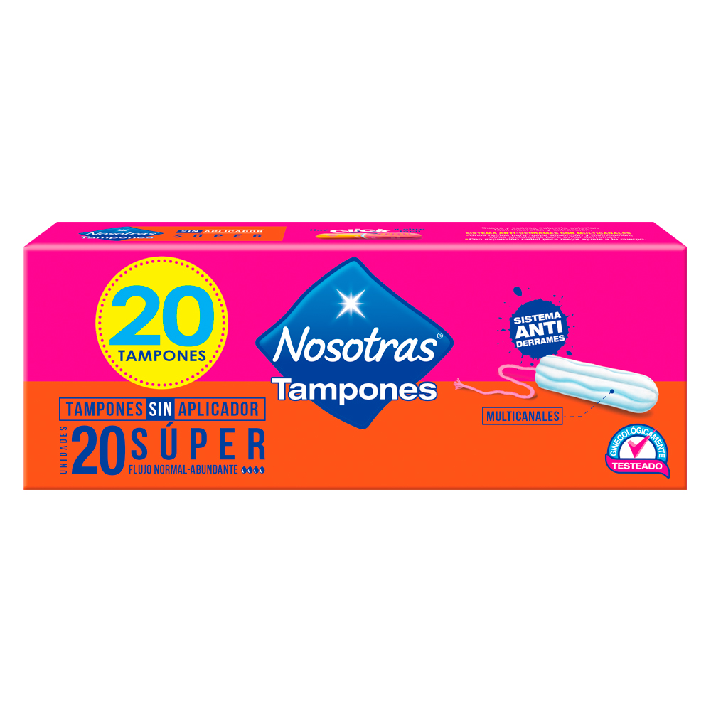 Tampon Digital Nosotras Super 20 Unidades Precio Especial