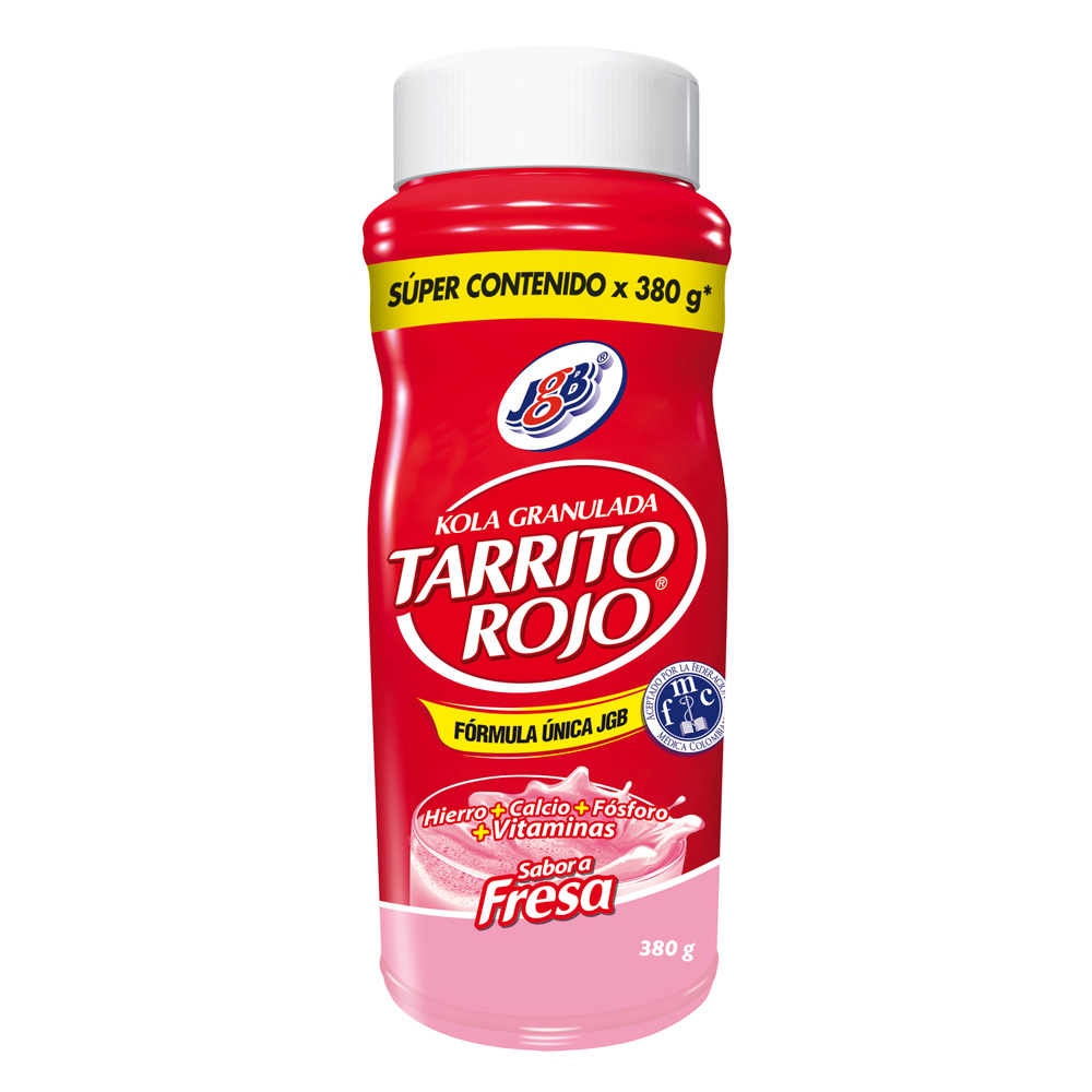 Tarrito Rojo Fresa 380Gr