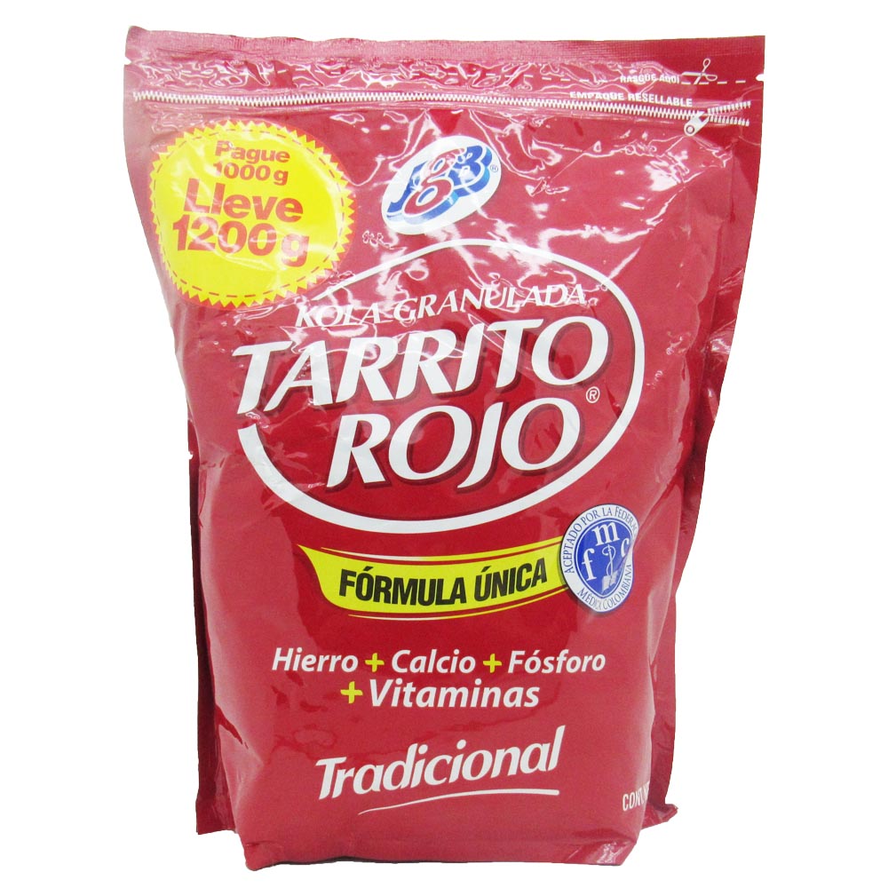 Tarrito Rojo Tradicion Doypak Pague 1000Gr Lleve 1200Gr