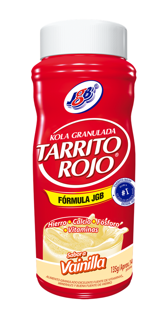Tarrito Rojo Vainilla 135Gr