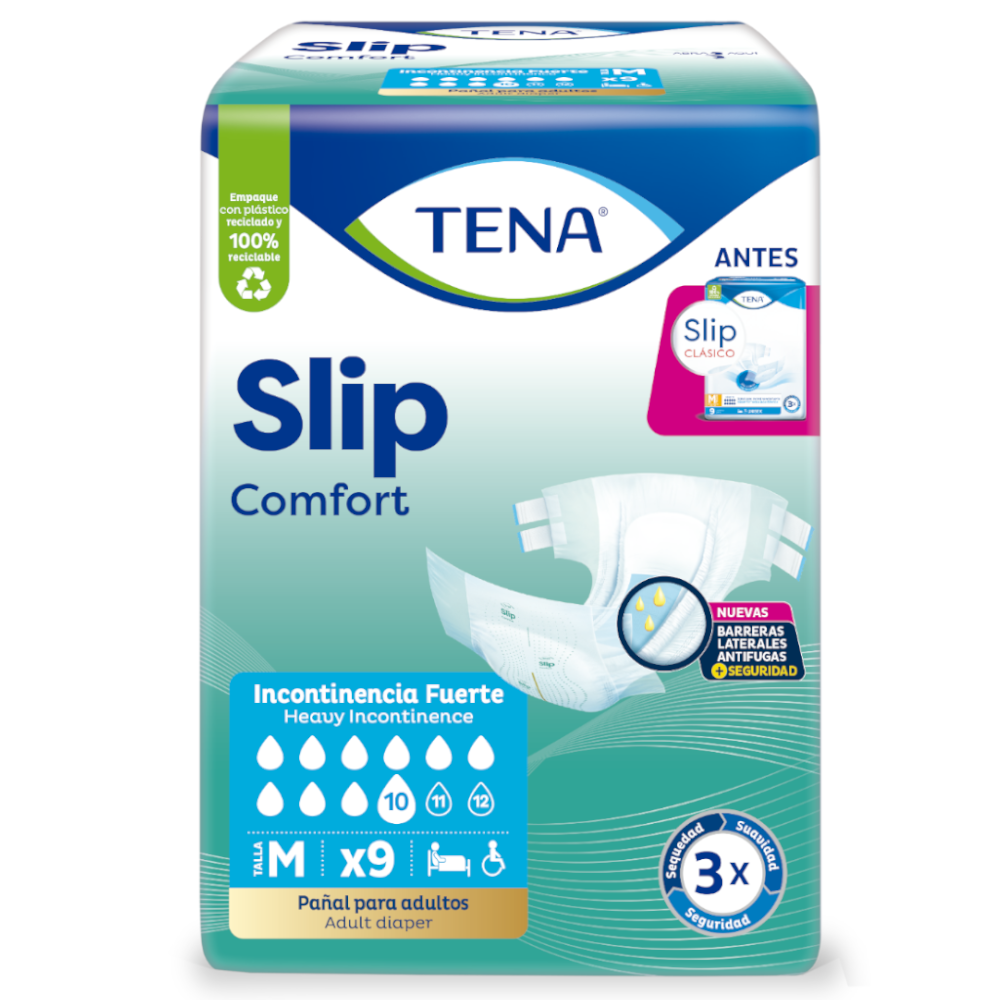 Tena Slip Comfort M 9 Unidades