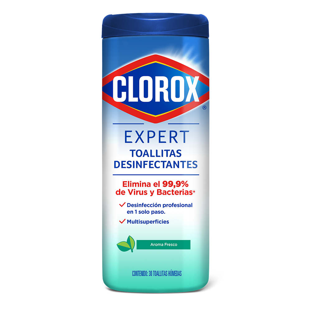 Toallitas Desinfectantes Clorox Expert 30 Unidades