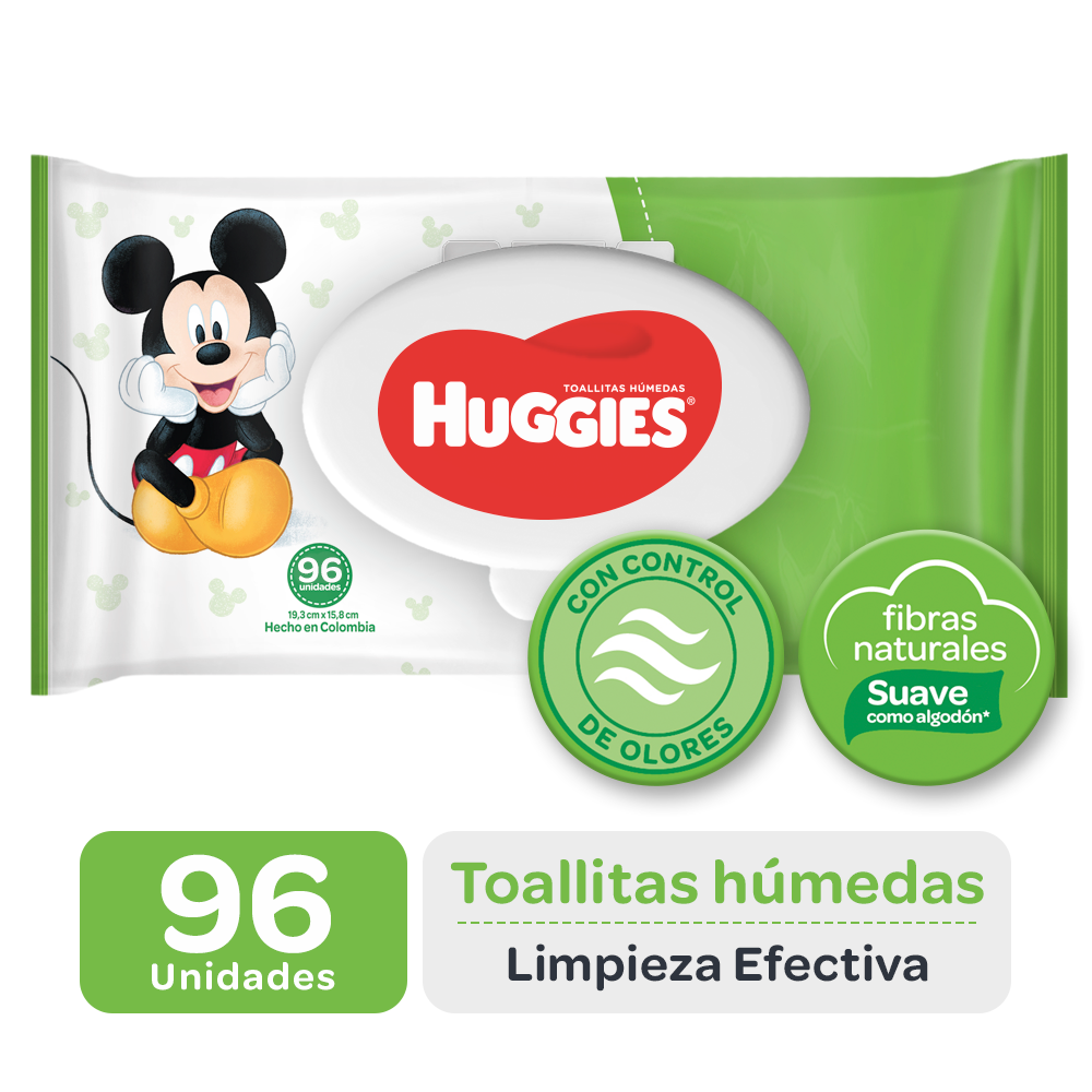 Toallitas Humedas Huggies 96 Unidades