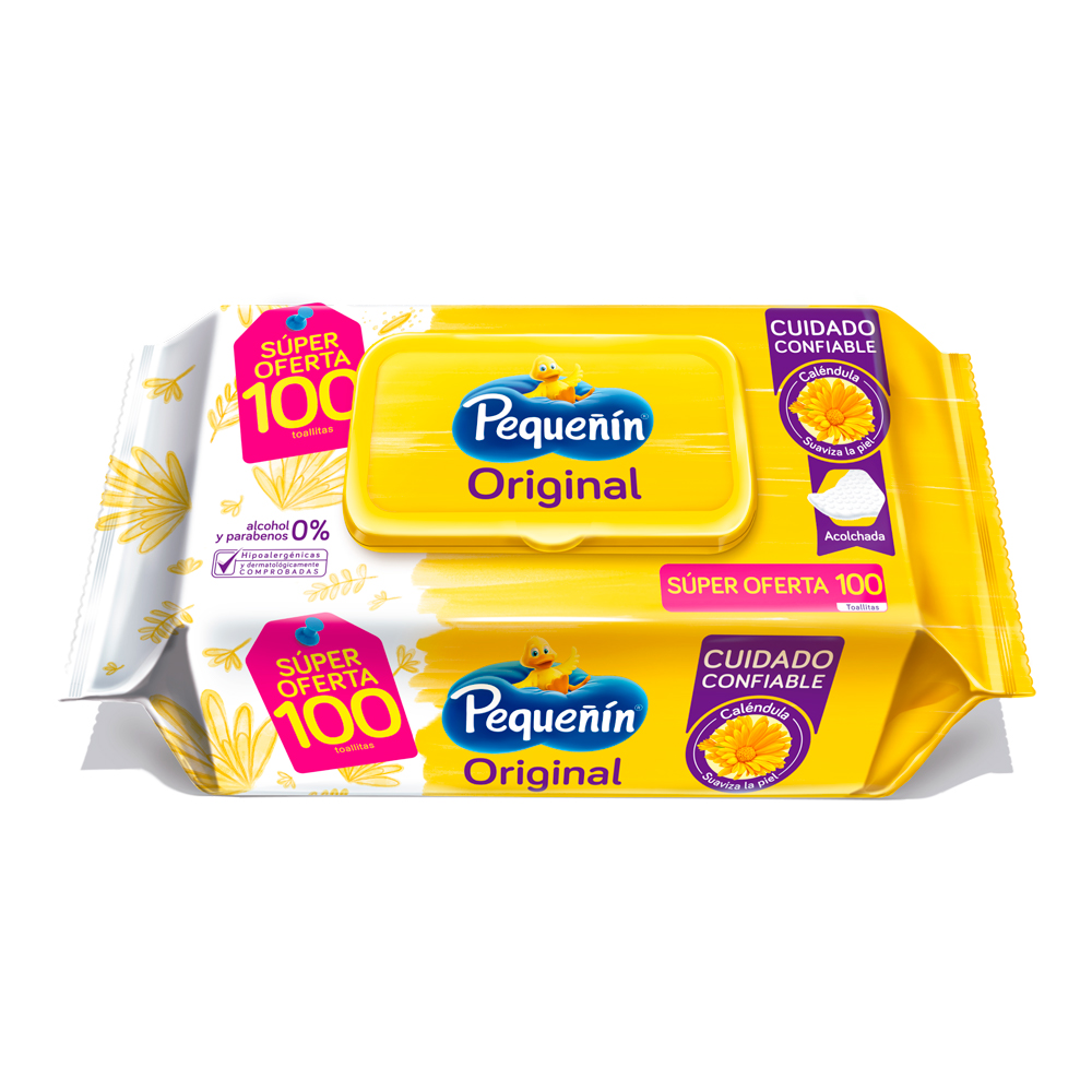 Toallitas Húmedas Pequeñín Original Pague 70 Lleve 100