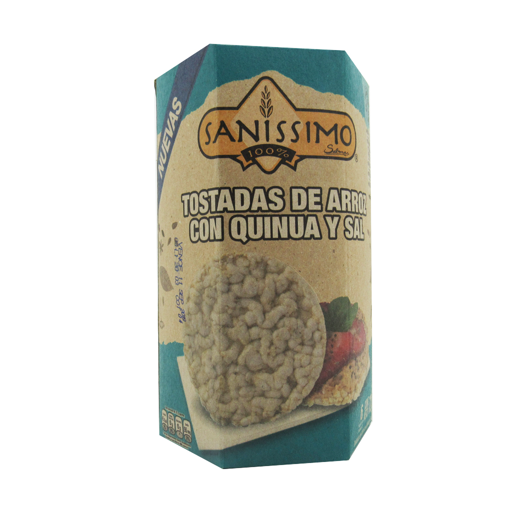 Tostadas Arroz Quinua Sal Sanissimo 72Gr