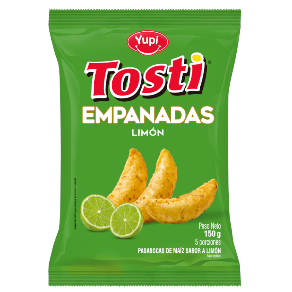 Tosti Empanada Yupi Limón 150Gr