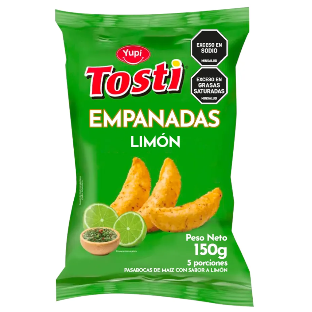 Tosti Empanada Yupi Limón 150Gr