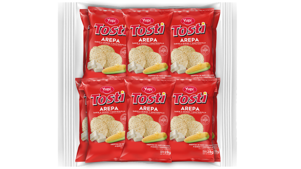 Tostiarepa Yupi 12 Unidades 336Gr