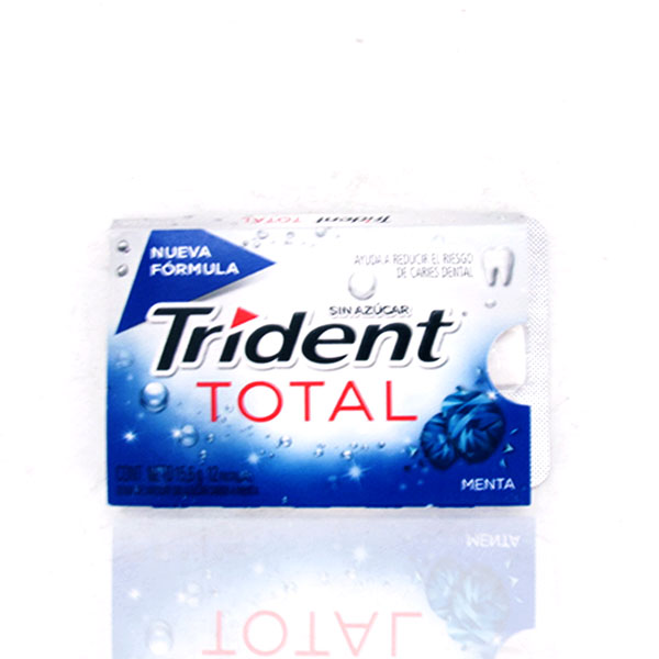 Trident Total Menta 12 Unidades 16.32