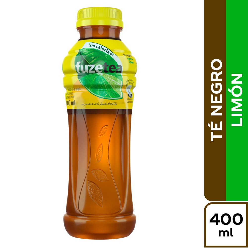 Té Líquido Fuze Tea Negro Limón 400Ml