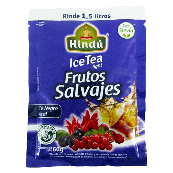 Té Polvo Ice Tea Light Frutos Salvajes 60Gr