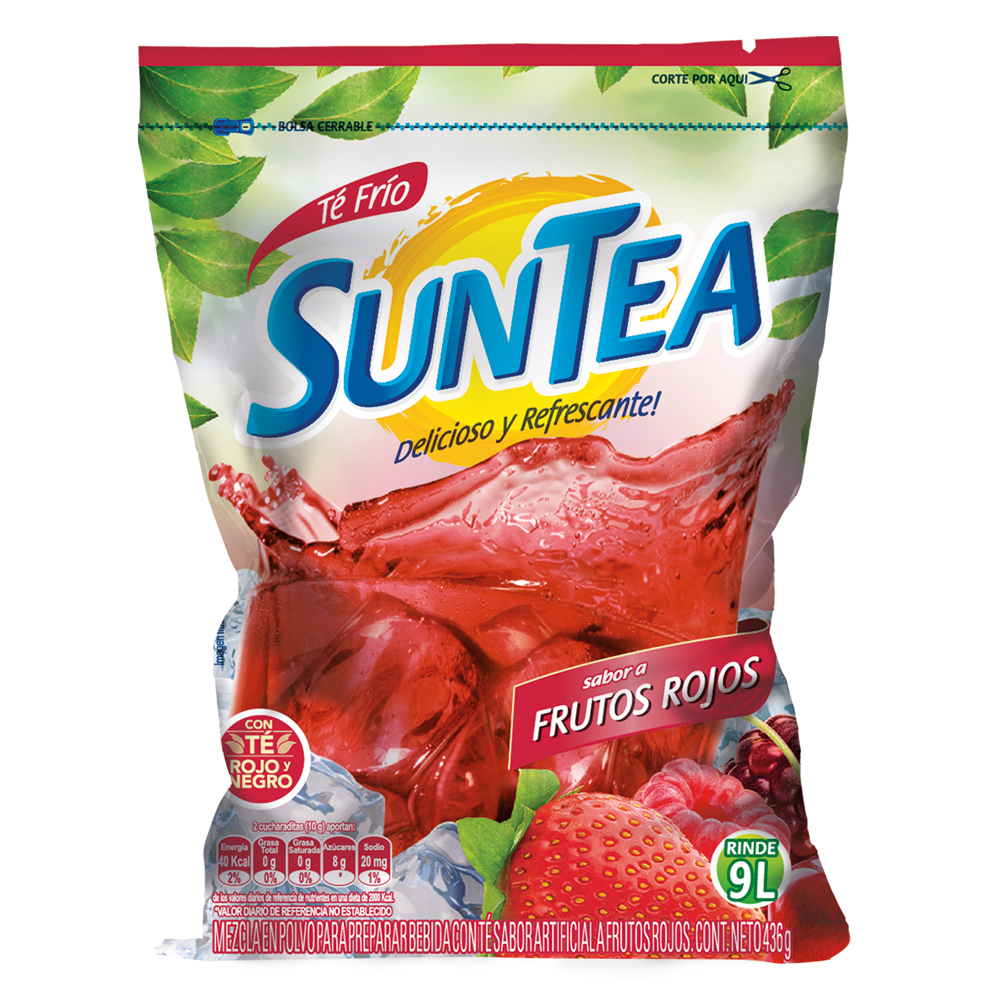 Té Polvo Suntea Frutos Rojos 436Gr