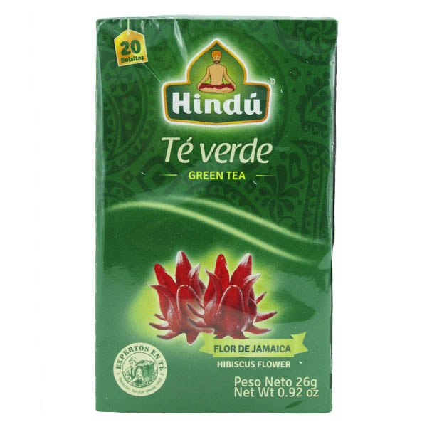 Té Verde Hindu Flor Jamaica Caja 26Gr