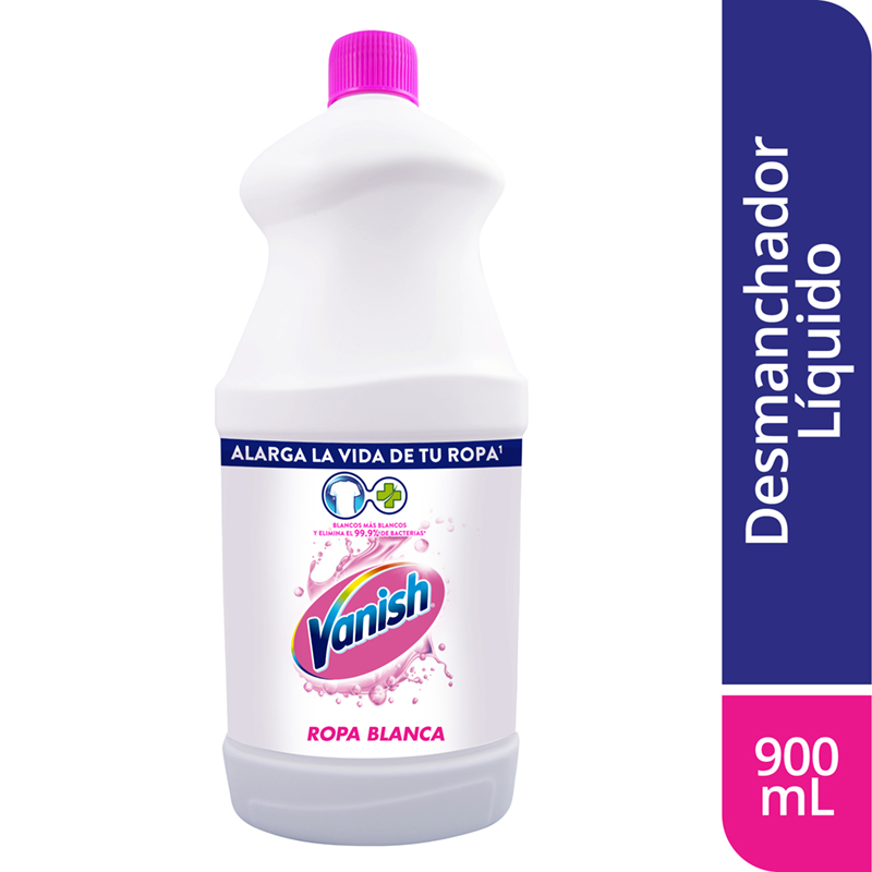 Vanish Líquido Blanco Total Sin Cloro 900Ml