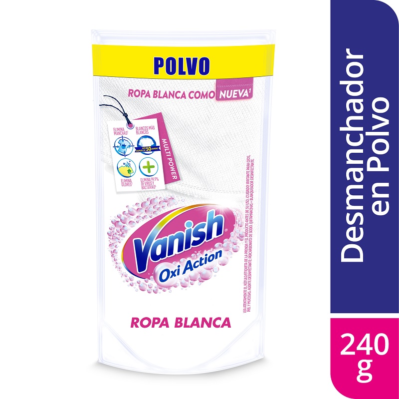 Vanish Oxi Action Polvo Blanco Total Doypak 240Gr