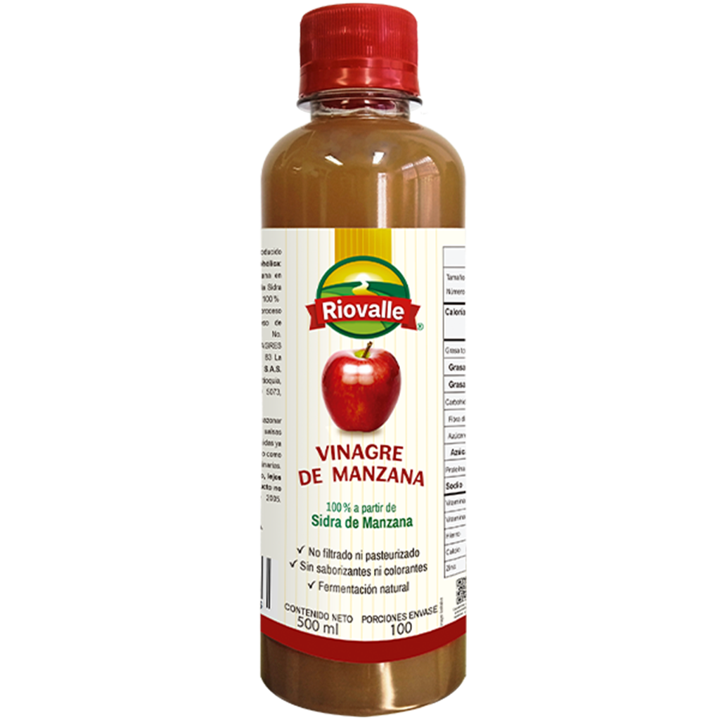 Vinagre Manzana Riovalle 500Ml