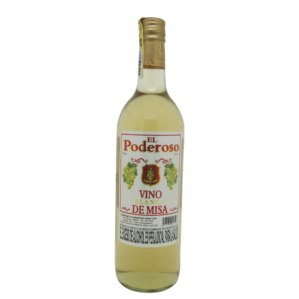 Vino Blanco De Misa El Poderoso 750Ml