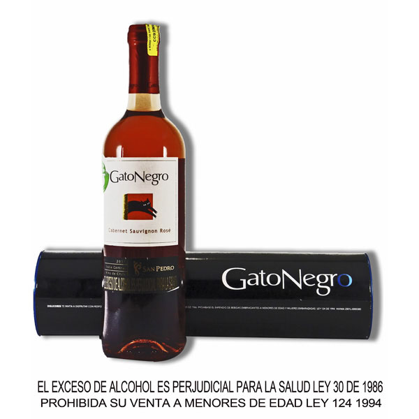 Vino Gato Negro Rose Botella 750Ml