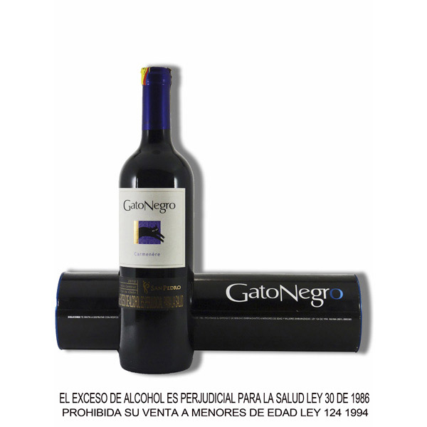 Vino Gato Negro Tinto Carmenere 750Ml