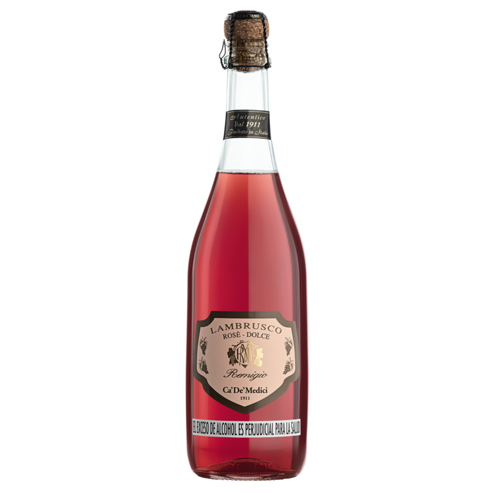 Vino Lambrusco Ca De Medici Rosado 750Ml