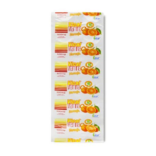 Vitamina C Vical Naranja Sachet 12 Unidades