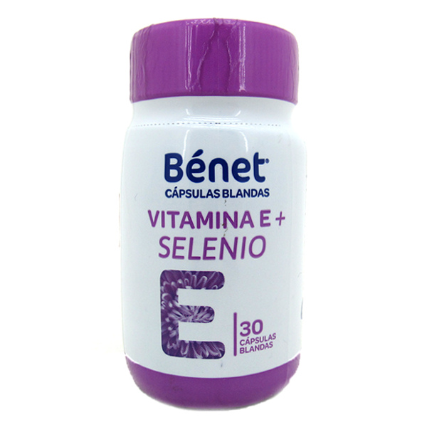 Vitamina E Benet Capsula Frasco 30 Unidades
