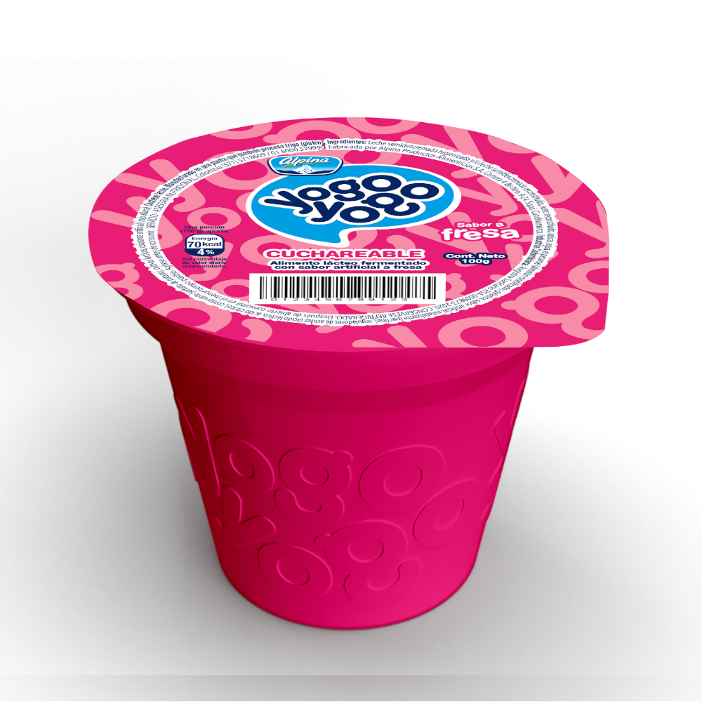 Yogo Yogo Alpina Fresa Cuchareable 100Gr