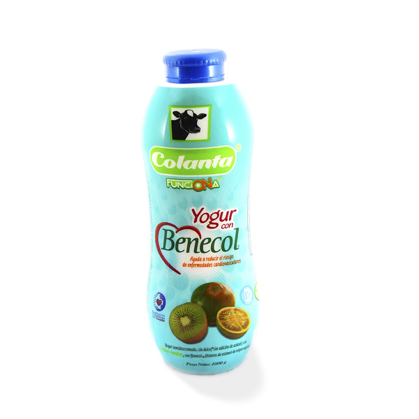 Yogur Benecol Frutos Verdes Colanta 1000Gr