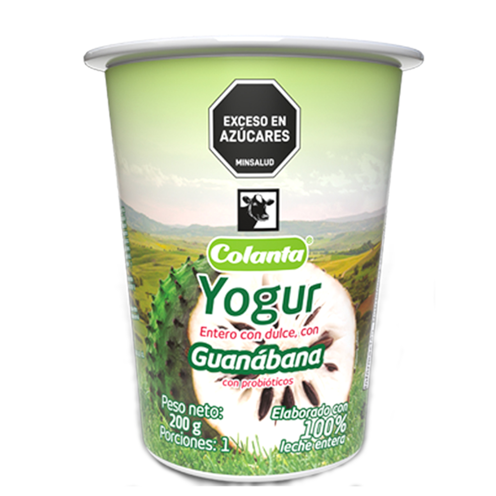 Yogur Colanta Guanabana Vaso 200Gr